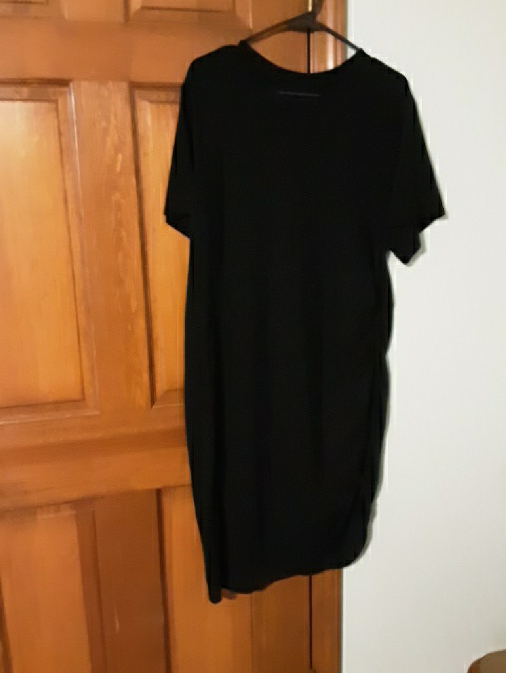 Universal Thread Black Short Sleeve Tee Dress XXL But More Like An XL Nice Dress